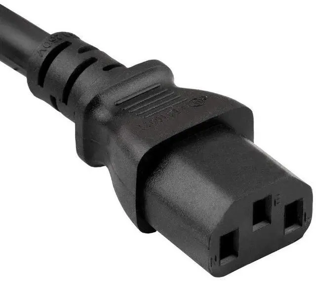 Alt view image 3 of 3 - 14 AWG 15A 250V Heavy-Duty NEMA L6-20P to IEC 320 C13 Power Cord (10ft)