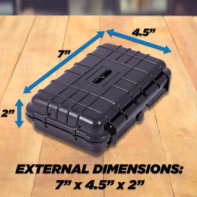 Alt view image 5 of 7 - Hard Shell 35mm Film Case - 7" Waterproof & Lightproof Holder for up to 12 x 35mm or 8 x 120 Film Rolls, Travel Container