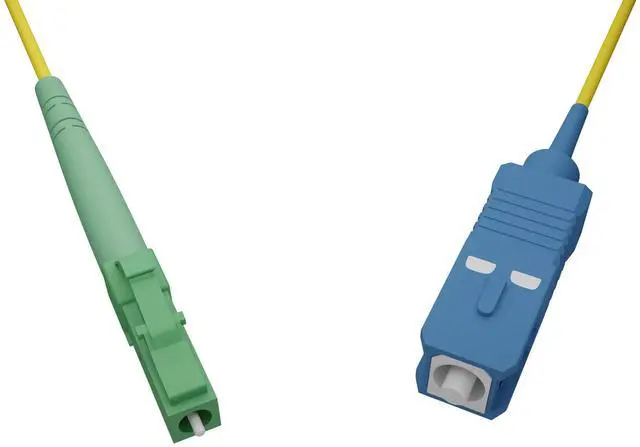 Alt view image 3 of 3 - Fiber Optic Cable Single Mode 9/125 SX LC(APC)-SC(UPC) 3 Meter |OS2 |SM | Simplex