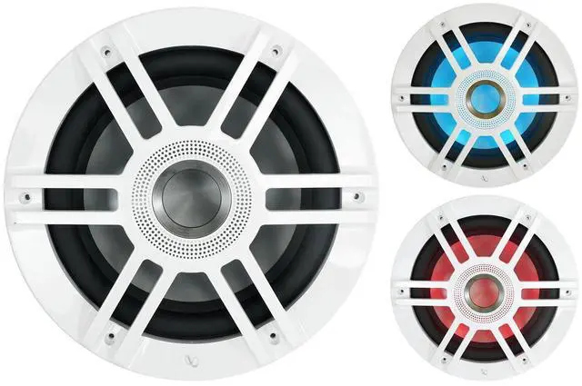 Main image of Infinity Kappa 1010M 10" 900 Watt Marine Subwoofer w/RGB Lighting 2 or 4 Ohm
