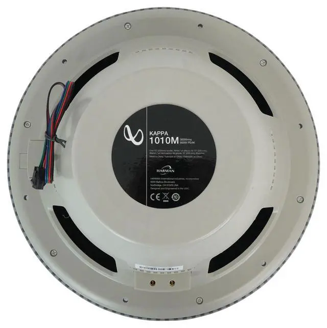 Alt view image 4 of 7 - Infinity Kappa 1010M 10" 900 Watt Marine Subwoofer w/RGB Lighting 2 or 4 Ohm
