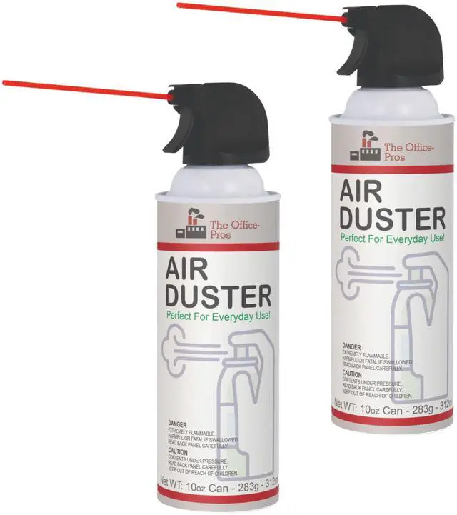 Main image of Can Air, Compressed Canned Air, Air Duster, Can Air Duster for Computer, Electronic Keyboard Cleaner - 10oz Can - 2 Cans