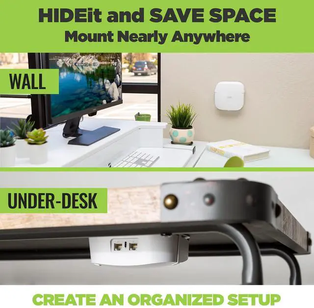 Alt view image 2 of 6 - EPro 6E Wall Mount for Eero Pro 6E Mesh Wi-Fi Router - American Company - Steel Wall Mount Compatible with Eero Pro 6E - Not Compatible with Eero Pro or Eero Pro 6