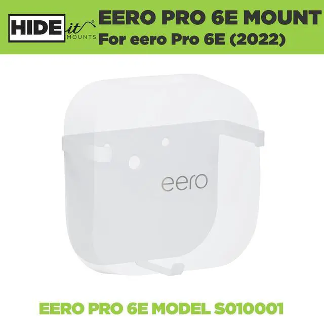 Alt view image 6 of 6 - EPro 6E Wall Mount for Eero Pro 6E Mesh Wi-Fi Router - American Company - Steel Wall Mount Compatible with Eero Pro 6E - Not Compatible with Eero Pro or Eero Pro 6