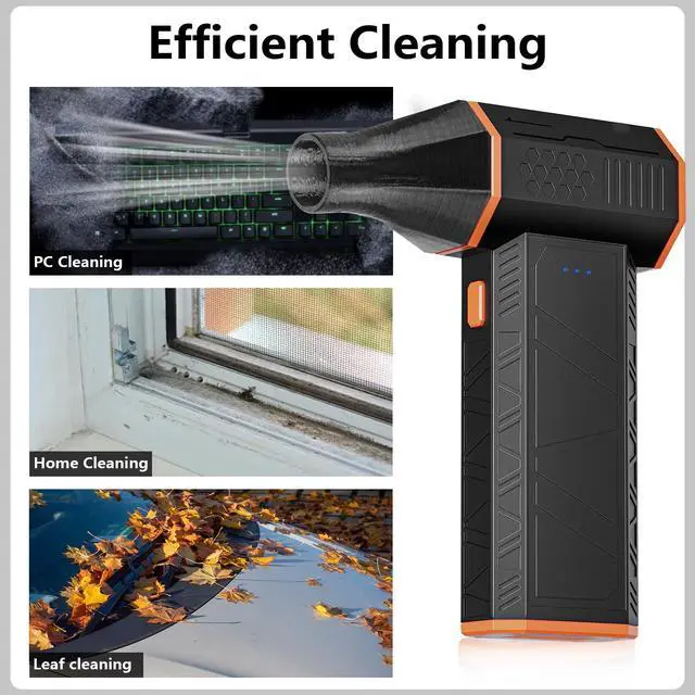 Alt view image 2 of 7 - Electric Air Duster Nozzle Kit for WOLFBOX MF50 | Concentrated Airflow for Efficient Cleaning | Enhanced Reach & Precision