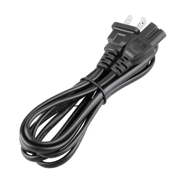 Alt view image 2 of 5 - 6ft Polarized Power Cord Cable Compatible with VIZIO TV D32H-C1 D39H-D0 D43-C1 D50U-D1