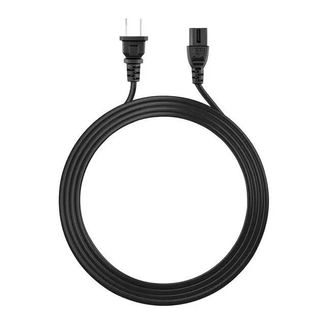 Alt view image 5 of 5 - 6ft Polarized Power Cord Cable Compatible with VIZIO TV D32H-C1 D39H-D0 D43-C1 D50U-D1
