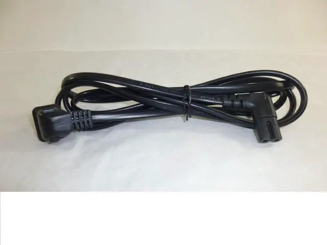 Alt view image 3 of 7 - 6 Foot TV AC Replacement Power Cord for Samsung PN 3903-000853 3903-000599 90° Angled 2 Prong Figure 8