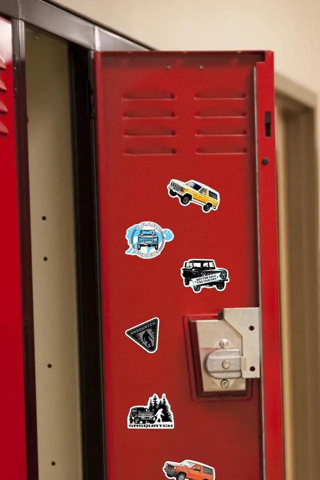 Alt view image 3 of 6 - Ford Bronco 100 Vinyl Stickers Waterproof Die-Cut Decals Laptop Scrapbook