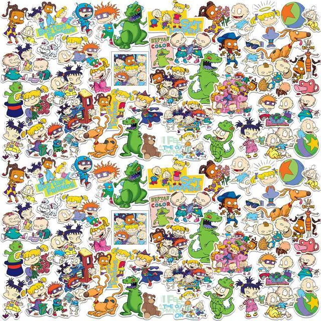 Main image of Rugrats 100 Vinyl Stickers Waterproof Die-Cut Decals Laptop Water Bottle
