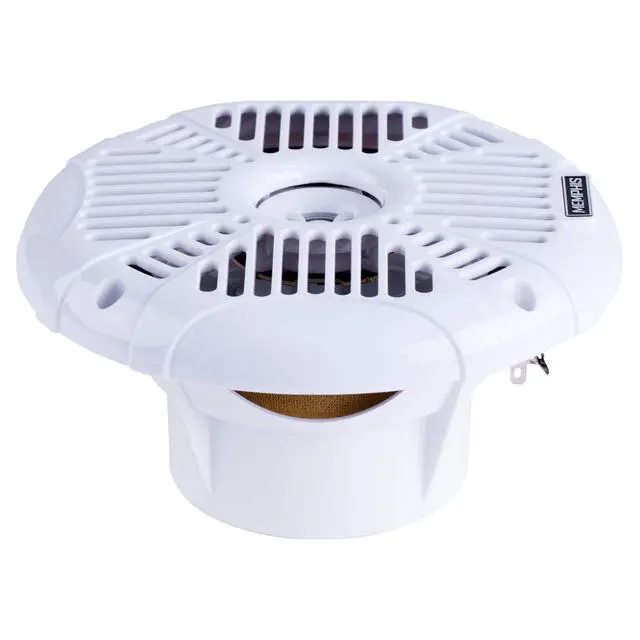 Alt view image 5 of 6 - Audio MXA602SLW MXA OEM Fit 6.5" Marine Grade Coaxial Speakers, White with Blue LED - Pair