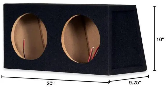 Alt view image 4 of 4 - Goldwood TR8D 8" Dual Sealed Car Box Speaker Cabinet