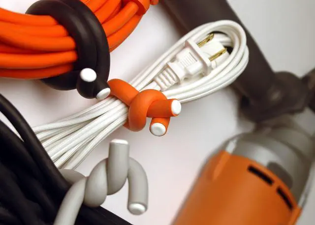 Alt view image 2 of 4 - 5" Flexi Ties Cable Wrap - (Orange/Gray/Black) - 16 Count