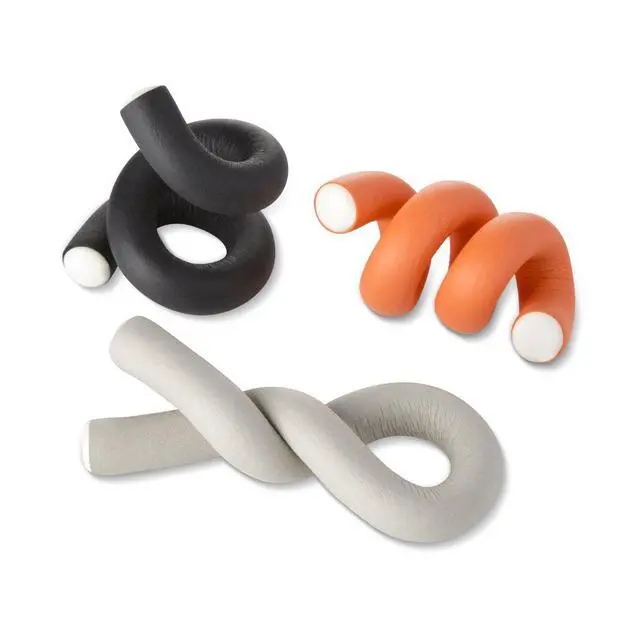 Alt view image 3 of 4 - 5" Flexi Ties Cable Wrap - (Orange/Gray/Black) - 16 Count