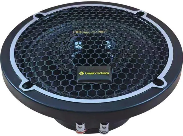 Alt view image 4 of 6 - 6FCX450 2-Way Coaxial Car Speakers (Pair) 250W RMS / 500W Max, 4 Ohm, 97 dB High Sensitivity, 120Hz20kHz Frequency Response, Includes Protective Grilles