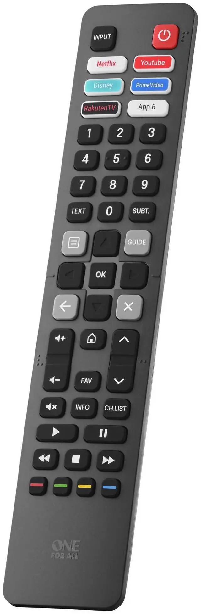 Main image of URC4916 Replacement Remote Control Compatible with All Hisense Smart TVs | URC4916 replacement remote works with Hisense smart TVs; verify exact television model, supported functions, setup and fit
