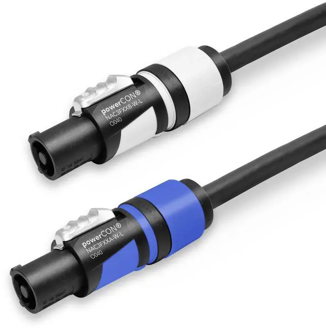 Main image of Neutrik PowerCon Power Extension Cable | 6' ft | PC12-AB-6 | Made in The USA