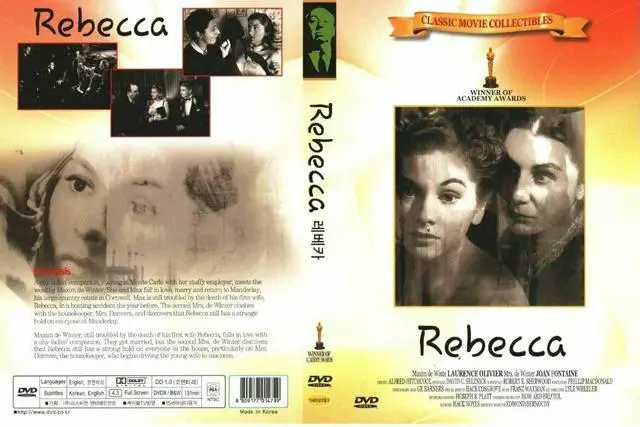 Alt view image 3 of 3 - Rebecca (1940) DVD Alfred Hitchcock, White