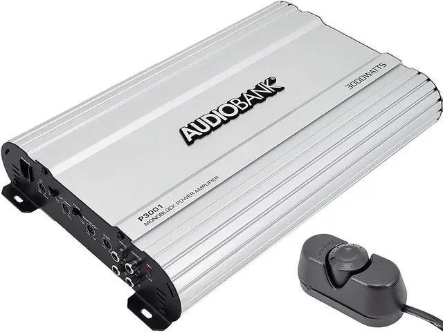 Alt view image 2 of 7 - Monoblock 3000 WATTS Amp Class AB Car Audio Stereo Amplifier P3001 Heavy-Duty Aluminum Alloy Heatsink | Class A-B Operation Remote On/Off Circuit
