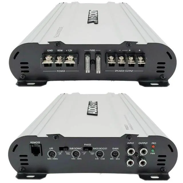Alt view image 4 of 7 - Monoblock 3000 WATTS Amp Class AB Car Audio Stereo Amplifier P3001 Heavy-Duty Aluminum Alloy Heatsink | Class A-B Operation Remote On/Off Circuit