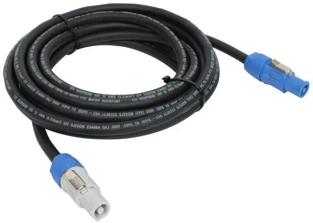 Main image of Neutrik PowerCon Power Extension Cable | 18' ft | PC12-AB-18 | Made in the USA