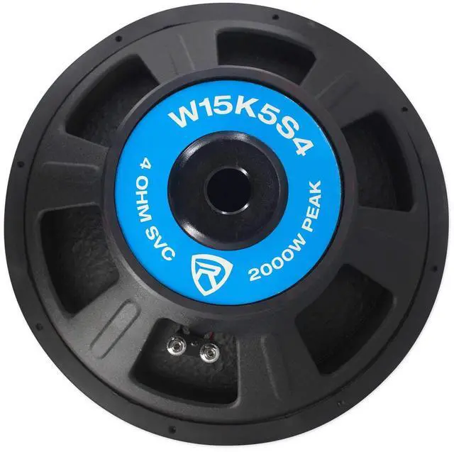Alt view image 7 of 7 - K5 W15K5S4 15" 2000w 4 Ohm Car Audio Subwoofer Sub 500w RMS CEA Rated!, Black