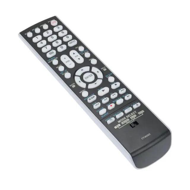 Alt view image 3 of 5 - CT-90302 TV Remote Control for Toshiba TV in Living Rooms or Rooms | Replacement Remote Compatible Models CT90302 22AV500 22AV500U 26AV52 26AV52R 26AV52RZ 26AV52U 26AV502 26AV502R 26AV502RY
