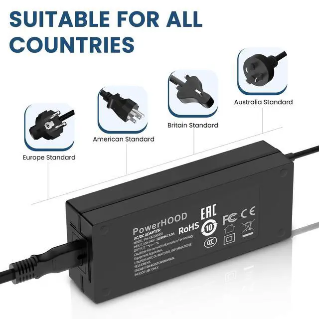 Alt view image 2 of 5 - 19V USB-C Adapter for MALLRACE AX16PRO KAIGERR AX16 Pro AMD R7 5825U Laptop | AX16 PRO 16.1" Gaming Notebook 19VDC 19volt 19.0 Volts USB Type-C Power Supply Cord Replacement Computer Charger Cable PSU