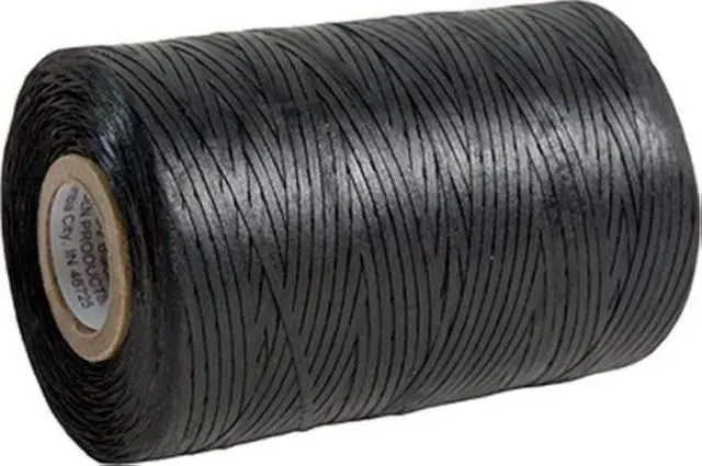 Main image of Wax Lacing Cord Nylon Black, 0.099-0.121 Width