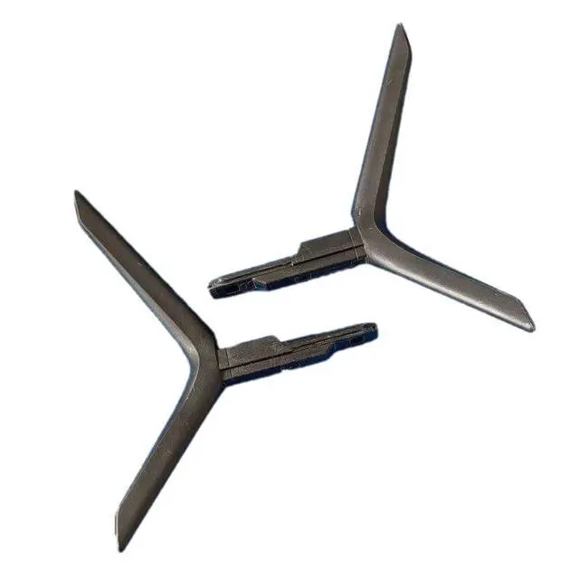 Alt view image 3 of 7 - OEM Replacement TV Stand Legs sub for Samsung 50" 55" Class TVs(UN50TU8000F, UN50TU8200F, UN55TU8000F, UN55TU8200F, UN50TU8000FXZA, UN50TU8200FXZA, UN55TU8000FXZA, UN55TU8200FXZA), Screws Not Require