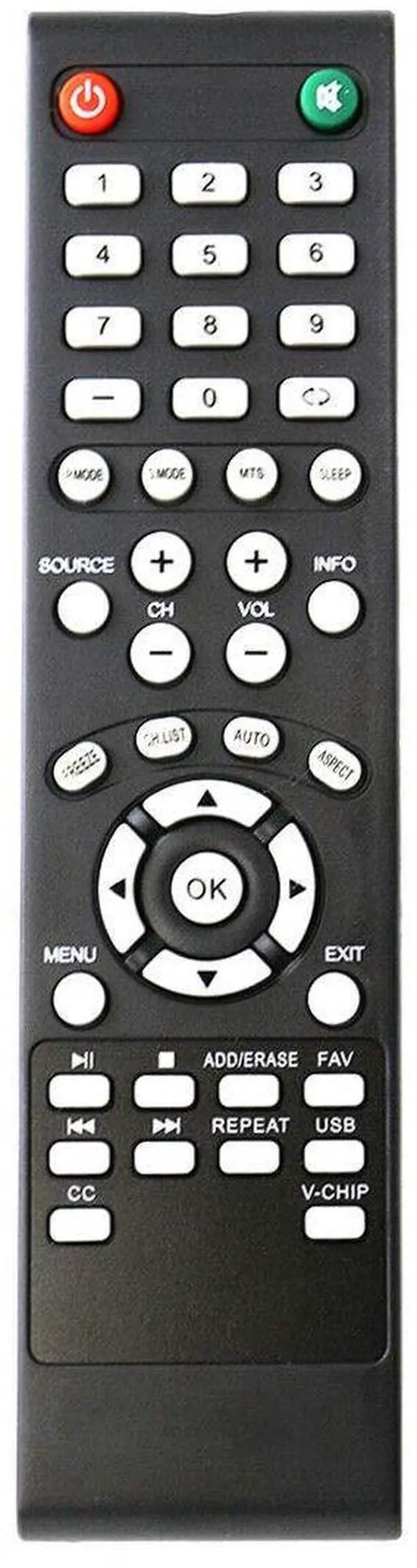 Main image of New Remote for Element TV ELEFW408 ELEFW328 ELEFW605 ELEFW606 CCC ELEFW231