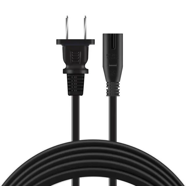 Alt view image 4 of 5 - 2-Prong 6ft UL AC Power Cord Compatible with FEIERDUN FEDVP-LA FEDVP-TLA-BK FEDVP-TLA-BU FEDVP-TLA-WH FEDVP-TLA-R01 Vibration Plate Exercise Machine Cable Charging Cord