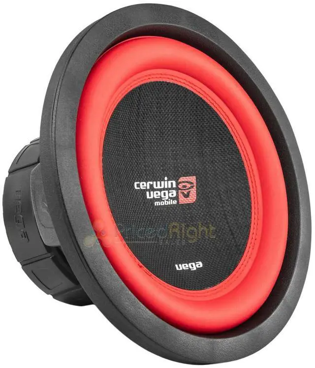 Main image of Vega Series 8" Dual 2-Ohm High-Performance Subwoofer - 250W RMS, Enhanced Bass for Car Audio Systems, Durable Carbon Fiber Cone, Easy Install, Optimized for 2 Ohm Car Subwoofer V82DV2