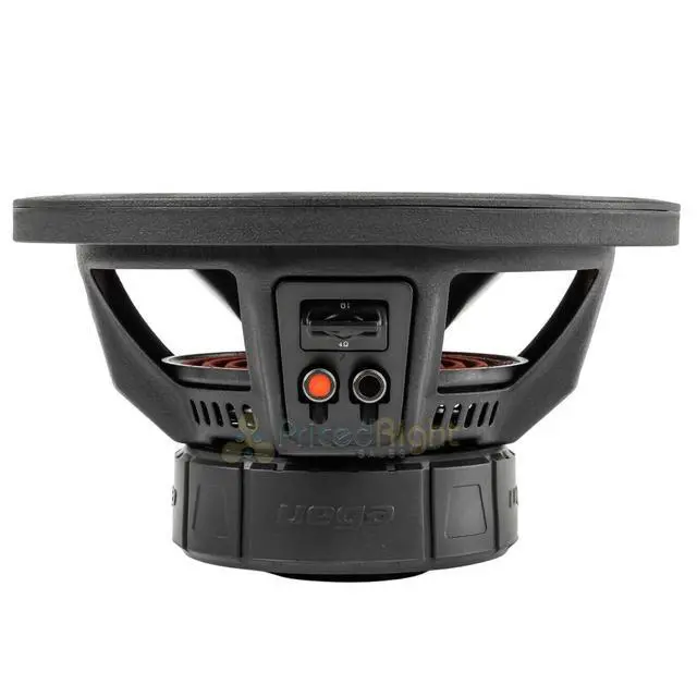 Alt view image 3 of 7 - Vega Series 8" Dual 2-Ohm High-Performance Subwoofer - 250W RMS, Enhanced Bass for Car Audio Systems, Durable Carbon Fiber Cone, Easy Install, Optimized for 2 Ohm Car Subwoofer V82DV2