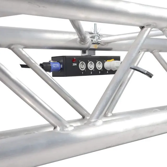 Alt view image 6 of 7 - Prox X-PWC X4 Box Power Center Four-Way Spitter for Indoor Power Connector Delivers Power for Up to 4 Fixtures