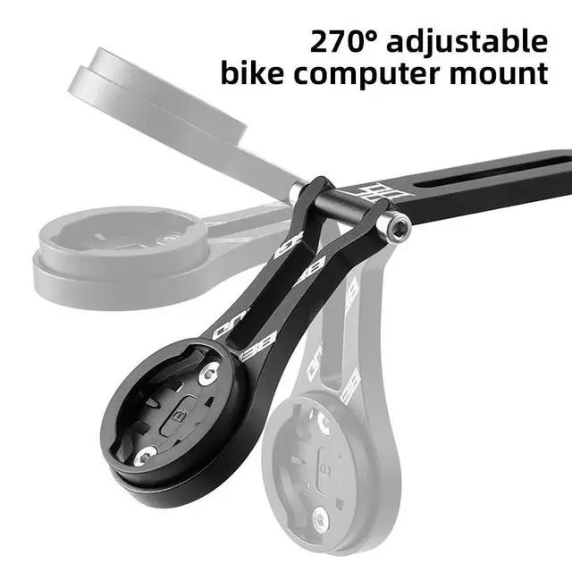Alt view image 3 of 7 - Out Front Adjustable Computer Mount Integrated Handlebar Bike Computer Mount