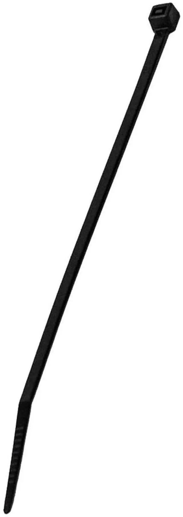 Main image of 10 Inch Nylon UV Resistant Cable Wire Zip Tie 120 lbs - Black 100 Pack Lot Pcs Qty