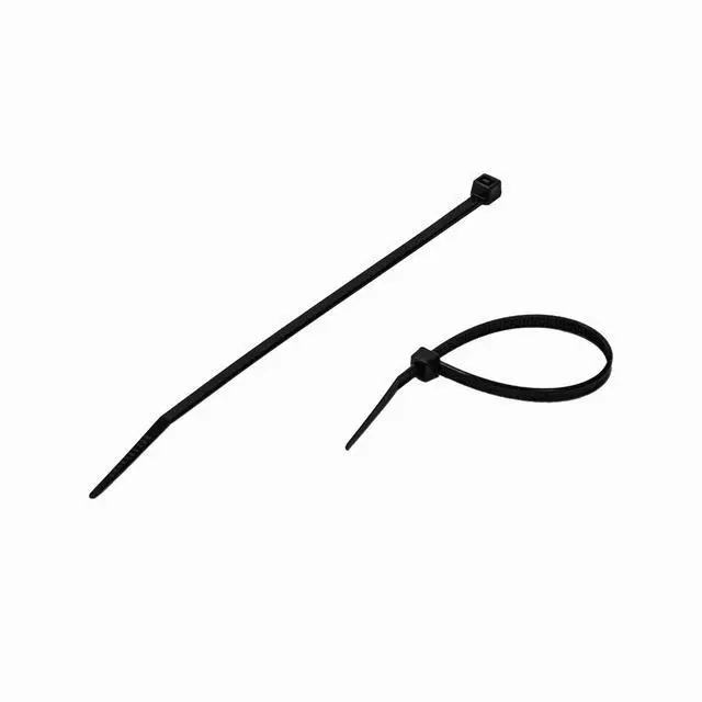 Alt view image 2 of 4 - 6 Inch Nylon UV Resistant Cable Wire Zip Tie 40 lbs - Black 500 Pack Lot Pcs Qty