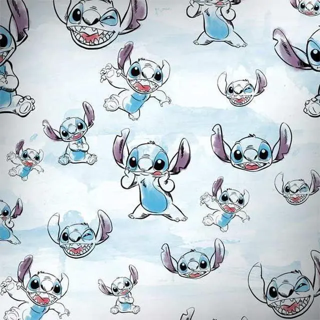Alt view image 4 of 4 - Decal Laptop Skin Compatible with Chromebook 14 G5 - Officially Licensed Disney Lilo and Stitch Pattern Design