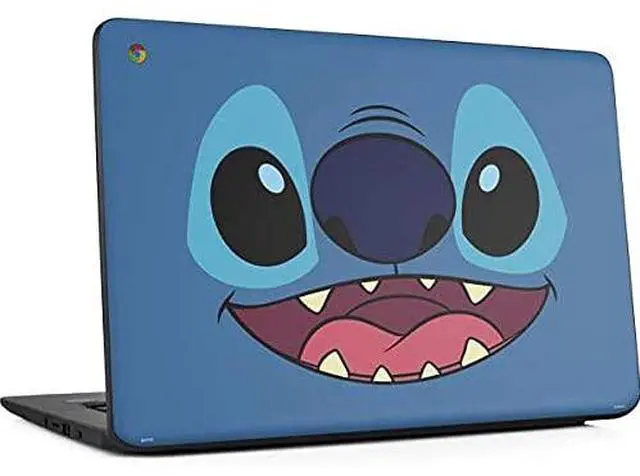 Main image of Decal Laptop Skin Compatible with Chromebook 14 G5 - Officially Licensed Disney Lilo and Stitch Close Design