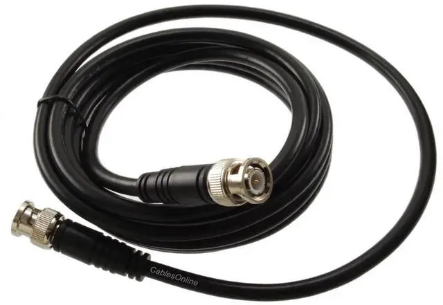 Main image of CablesOnline, 10ft RG8X Pure Copper with BNC Male to BNC Male Connector 50 ohm Coaxial Cable, R-BX010C
