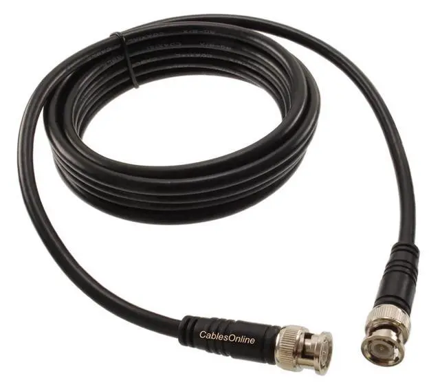 Alt view image 2 of 5 - CablesOnline, 10ft RG8X Pure Copper with BNC Male to BNC Male Connector 50 ohm Coaxial Cable, R-BX010C