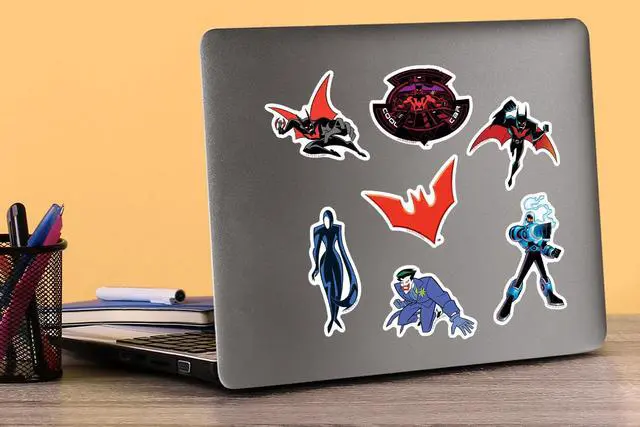 Alt view image 5 of 6 - Batman Beyond 200 Vinyl Stickers Waterproof Die-Cut Decals Laptop Scrapbook
