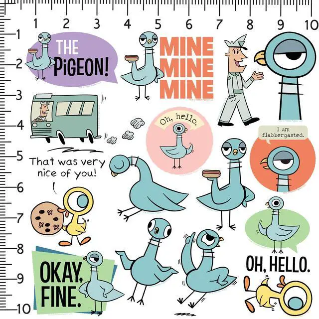 Alt view image 2 of 6 - Hidden Pigeon 100 Vinyl Stickers Waterproof Die-Cut Decals Laptop Scrapbook