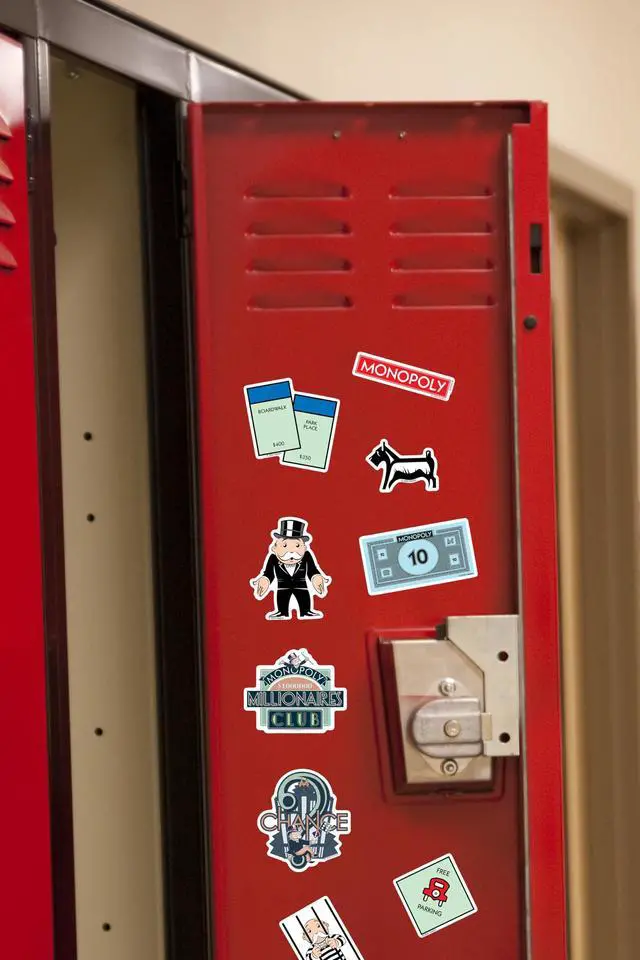 Alt view image 6 of 6 - Monopoly 150 Vinyl Stickers Waterproof Die-Cut Decals Laptop Water Bottle