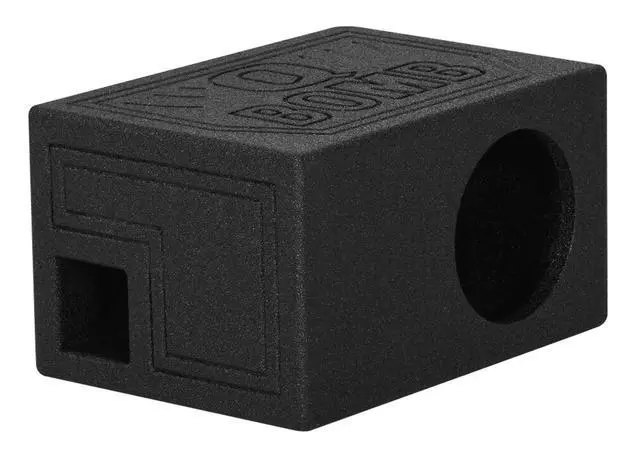 Main image of RQB65 Single 6.5" Ported Subwoofer Enclosure, Bedlined Sub Box | 1.01 Cu Ft Air Space, Side Ported, 3/4 MDF, Spring Loaded Terminal, 34hz Tuning Frequency