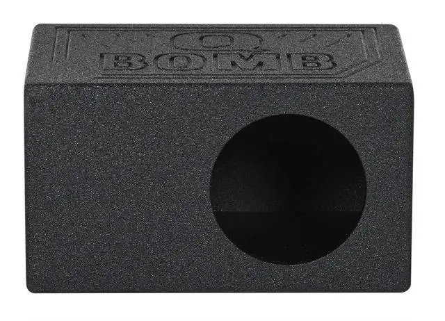 Alt view image 5 of 5 - RQB65 Single 6.5" Ported Subwoofer Enclosure, Bedlined Sub Box | 1.01 Cu Ft Air Space, Side Ported, 3/4 MDF, Spring Loaded Terminal, 34hz Tuning Frequency