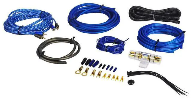Alt view image 6 of 7 - dB10 Dyno-Certified 4-Ohm Mono Car Amplifier with RWK81 Wire Kit | 800W Peak / 200W RMS, Class D, 15Hz-250Hz, 12dB Crossover, RWK81 8 AWG Kit with Copper RCA and 60A AGU Fuse, 2-Items