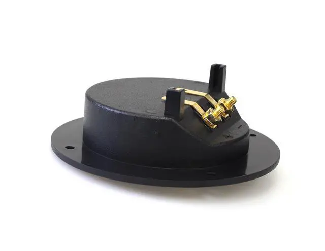 Alt view image 4 of 4 - RST-450 4-Inch Round Gold Push Spring Loaded Jacks Double Binding Post Speaker Box Terminal Cup