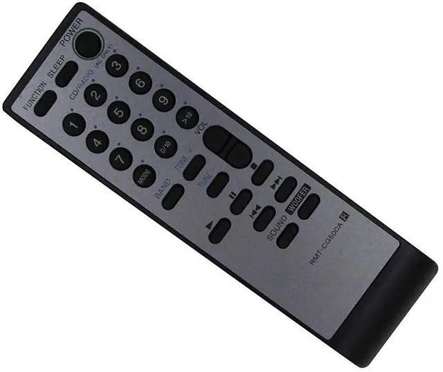 Main image of Replacement Remote Control for Sony RMT-CZW750A CFD-ZW755 CFD-ZW700 CFD-ZW705 CFD-ZW750 CFD-ZW770 CD Cassette-Corder